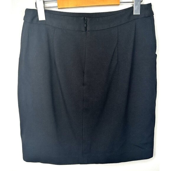 Jacob Canada Womans Pencil Mini Skirt Casual Office Stretch Short Black Size M - Picture 2 of 6